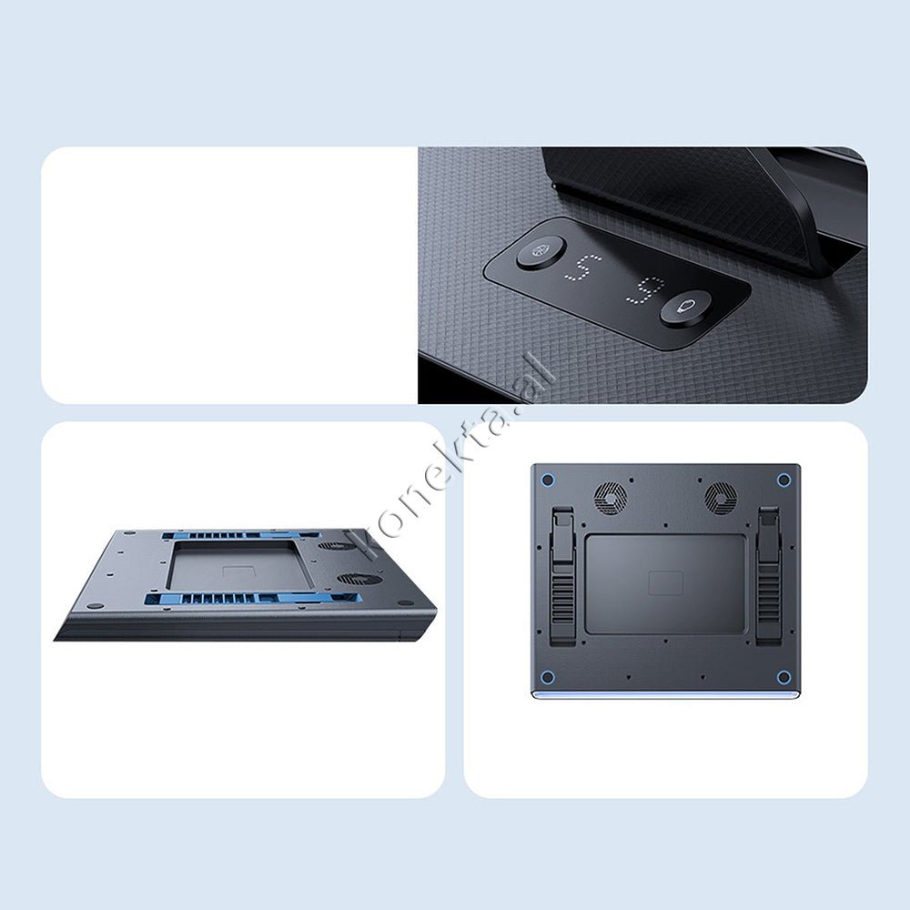 Baseus Laptop Holder with Cooler, Dark Gray - Thumbnail 25