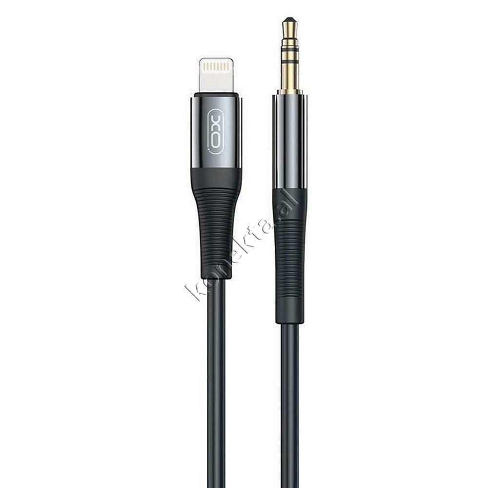 XO Aux Cable, 1m, Lightning or Type-C to Aux 3.5mm - Image 1