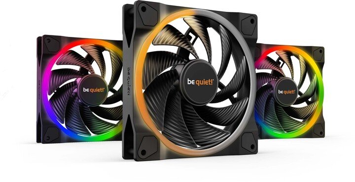 Be quiet! LIGHT WINGS Cooler, 140mm, 3 pieces - Image 1