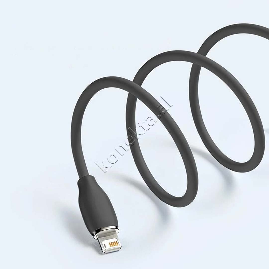 Baseus USB to Lightning Charging Cable, 2m, Black - Thumbnail 4