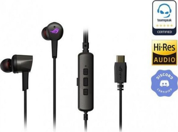 ASUS Rog Cetra II Headphones, Wired, Black - Image 1