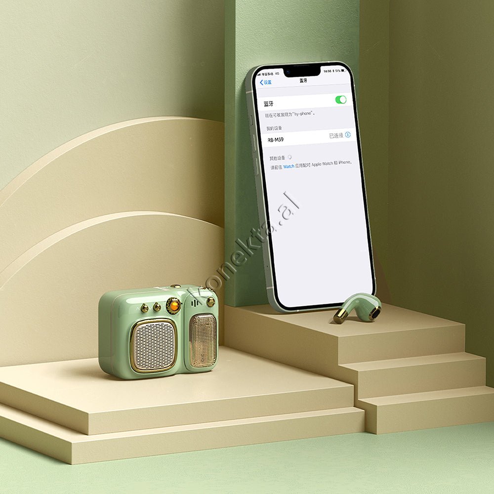 REMAX Bluetooth Speaker with Integrated Single Earbud - Thumbnail 18