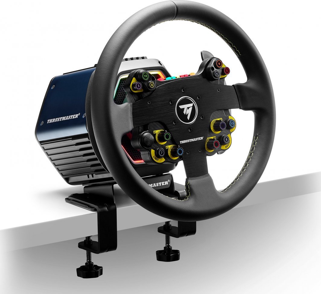 Thrustmaster EVO Racing 32R Steering Wheel, Leather - Thumbnail 3