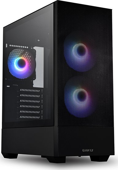 Lian Li LANCOOL 205 Mesh C Case, Black, Midi Tower - Image 1