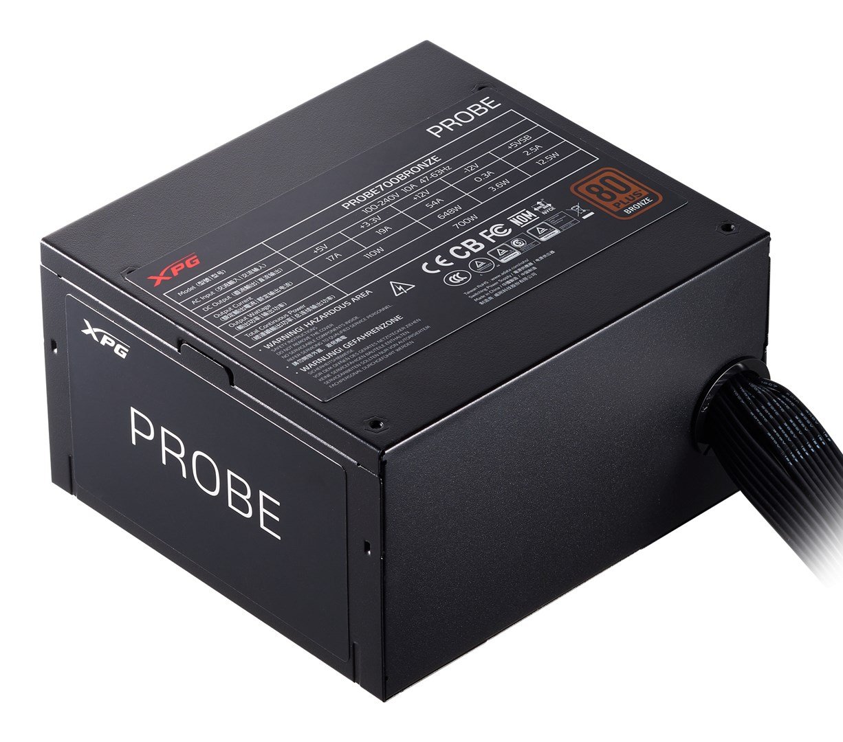 XPG PROBE BRONZE Power Supply, 600W - Thumbnail 8