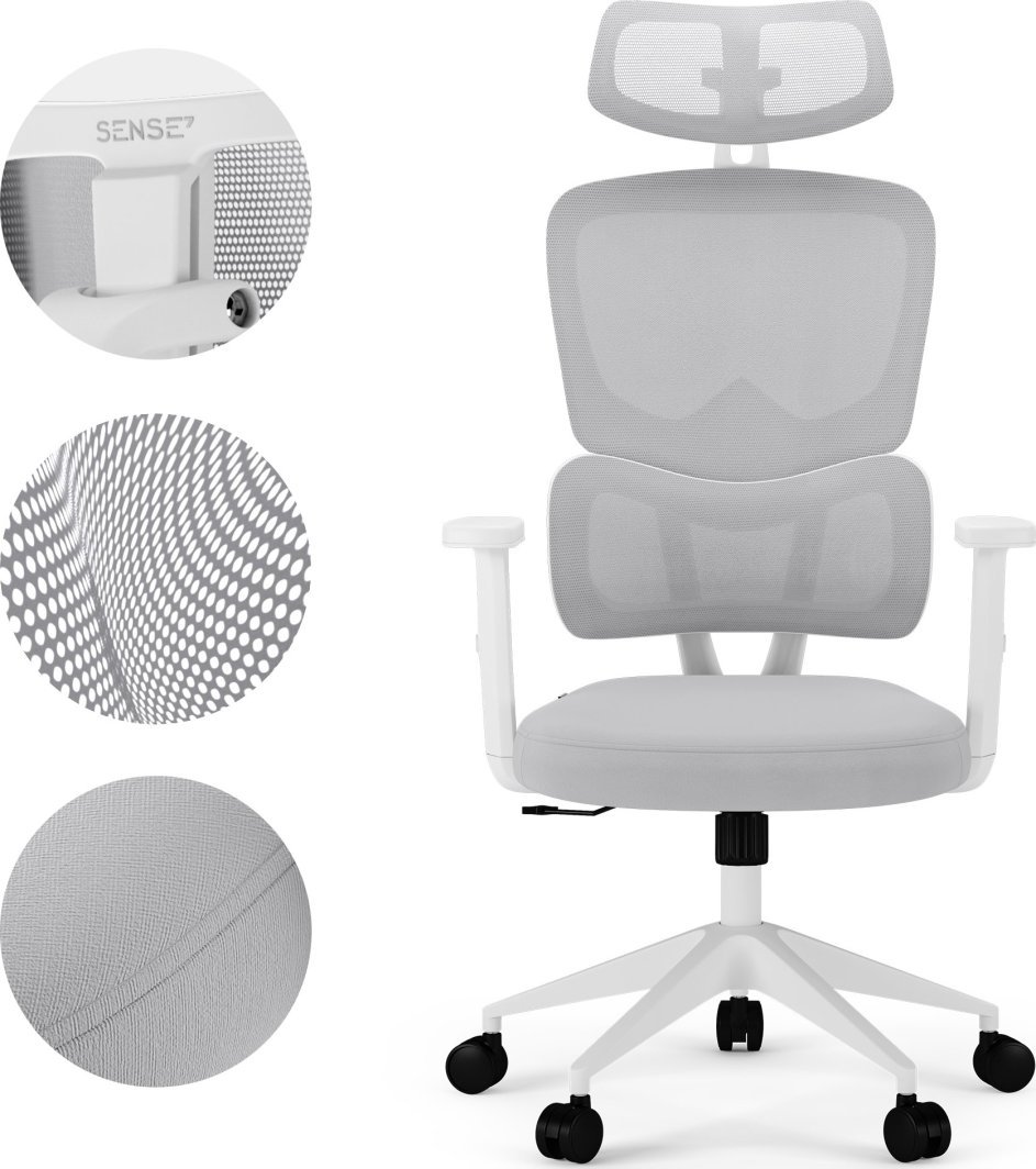 SENSE7 Veno Chair, White - Thumbnail 6