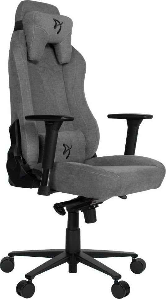 Arozzi Vernazza Soft Fabric Chair, Graphite - Image 1