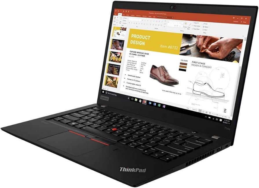 Lenovo ThinkPad T14S Laptop, 14.1" Full HD, Ryzen 7-4750U, 16GB RAM, 512GB SSD, Pre-Owned - Thumbnail 2