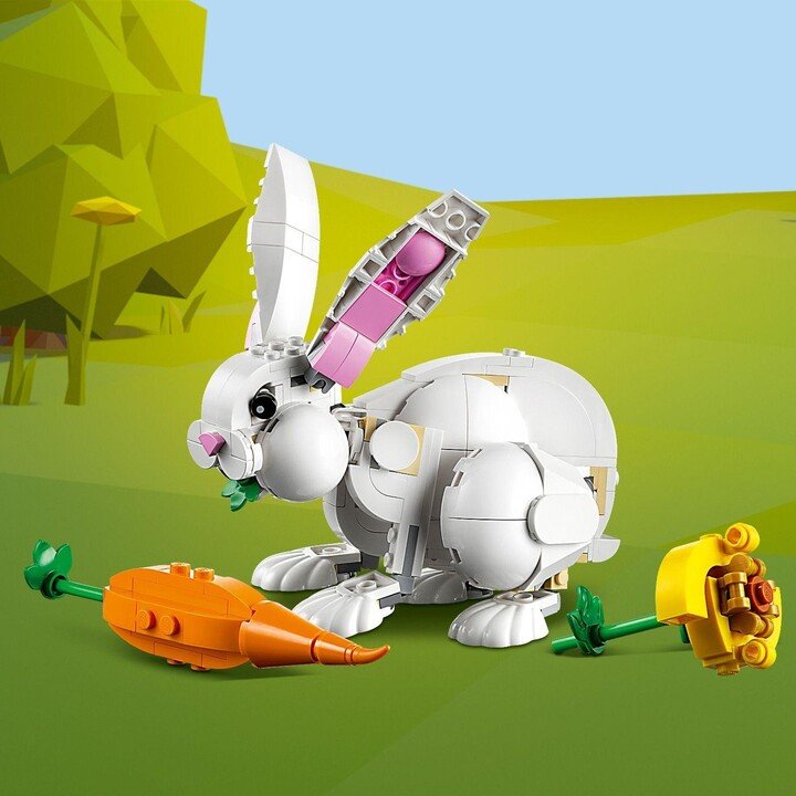 LEGO Creator 31133 White Rabbit, 258 Pieces - Thumbnail 6