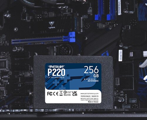 Patriot P220 SSD, 256GB - Thumbnail 4