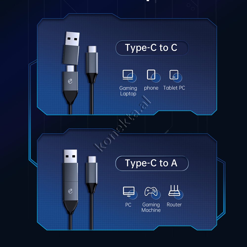 Orico SSD M.2 NVME Enclosure with Type-C Gen 2 Port and RGB Lighting - Thumbnail 14