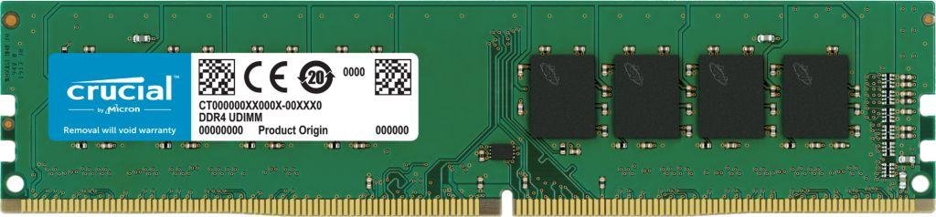 Crucial DDR4 Memory, 32 GB, 3200 MHz, CL22, CT32G4DFD832A - Image 1