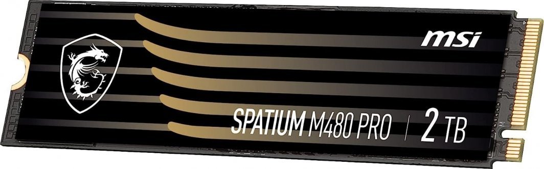 MSI Spatium M480 Pro SSD, 2TB, M.2 2280 PCI-E x4 Gen4 NVMe - Thumbnail 4