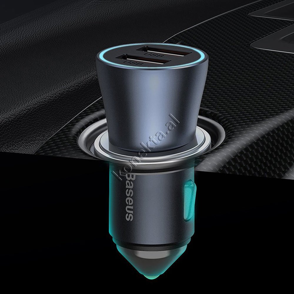 Baseus Car Charger 40W with USB Type-C Cable - Thumbnail 22