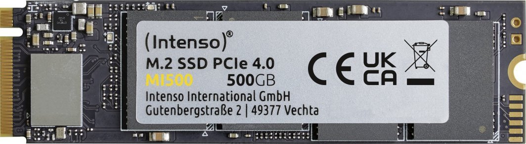 Intenso MI500 SSD, 500GB, M.2 2280 PCI-E x4 Gen4 NVMe - Thumbnail 4