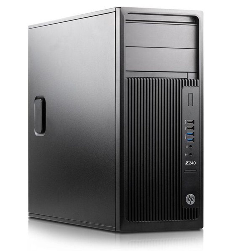 HP Z240 Tower Workstation, Intel Xeon E3-1240 V5, 32GB RAM, 256GB SSD NVMe, Used - Image 1
