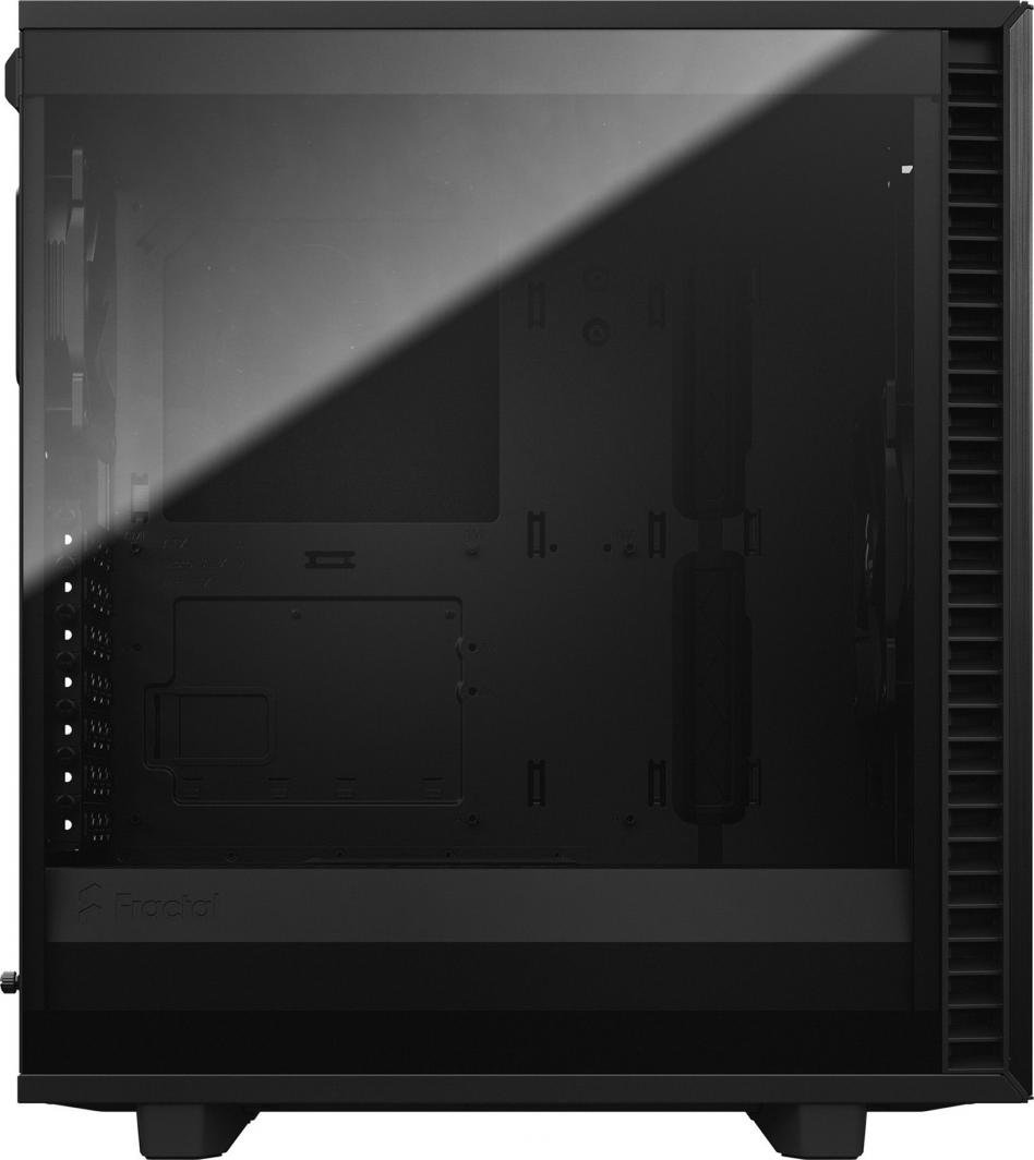 Fractal Design Define 7 Compact Case, Black, TG Light Tint, Midi Tower - Thumbnail 3