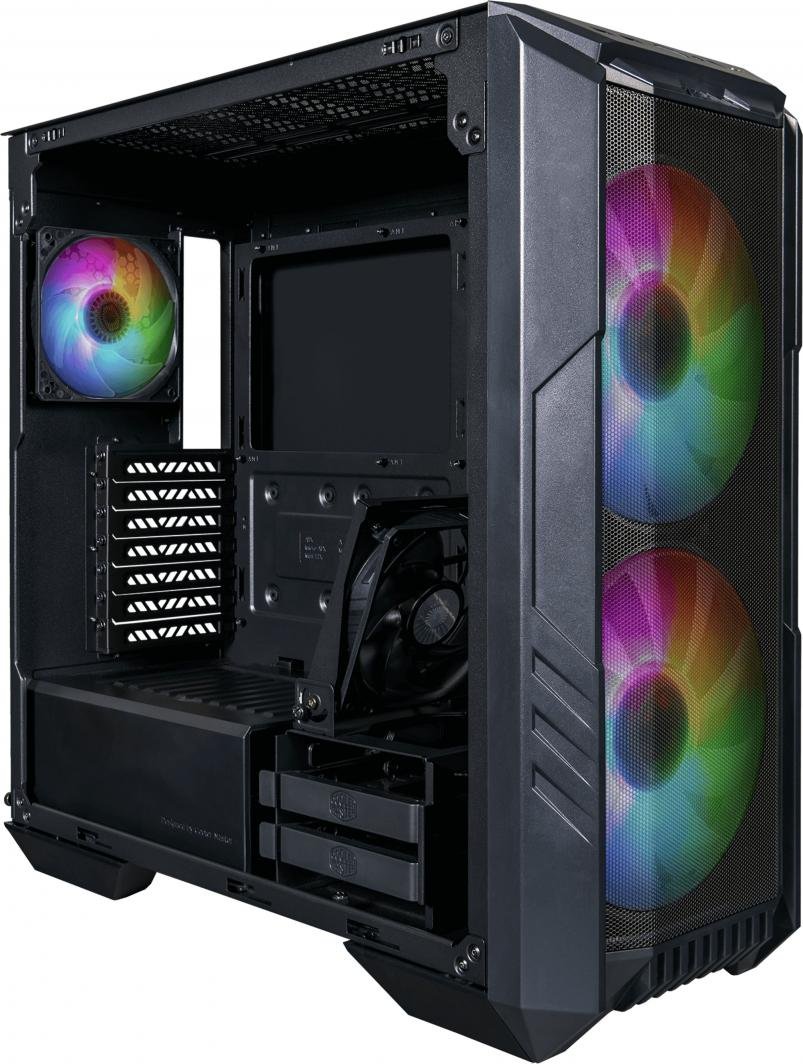 Cooler Master HAF 500 ARGB Case, Black, Midi Tower - Image 1