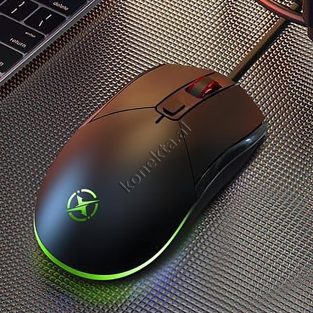XO M5 Mouse, Black, Gaming, With Lighting - Thumbnail 7