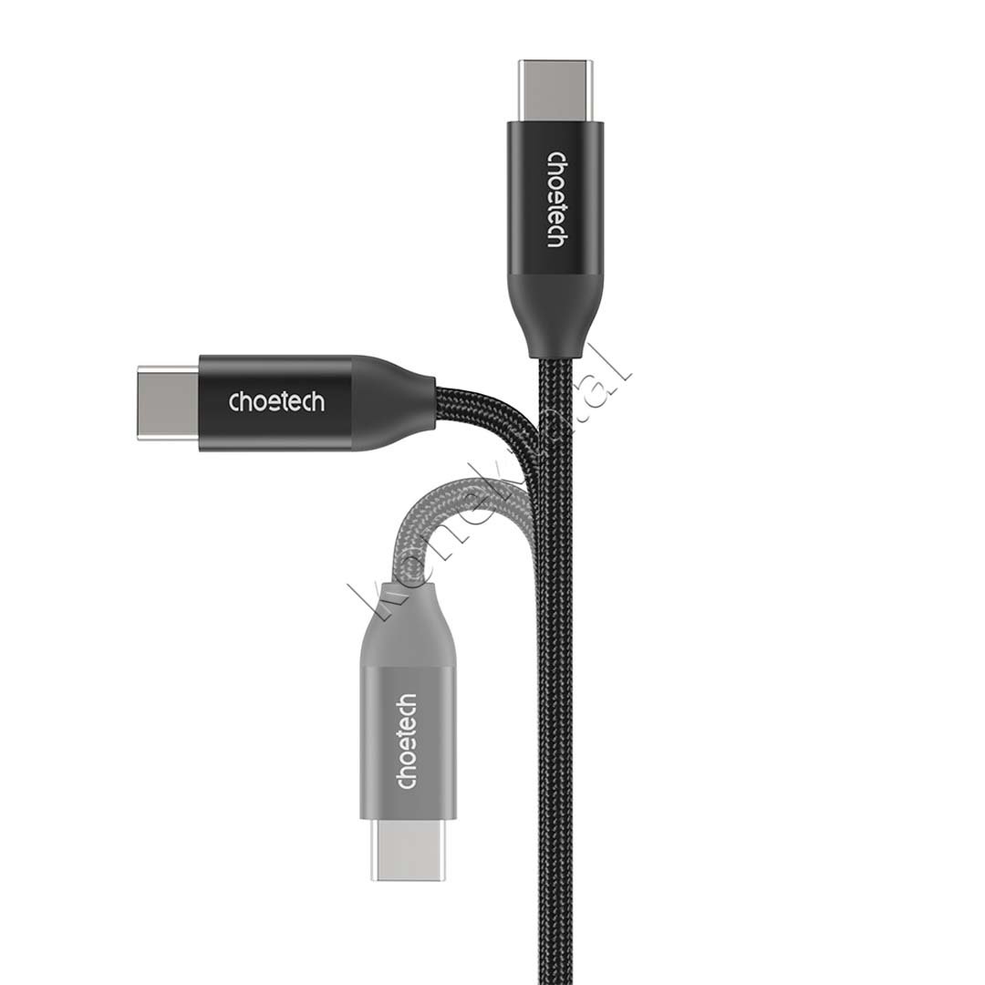Choetech Type-C Cable, 240W, 1.2m, Black - Thumbnail 2
