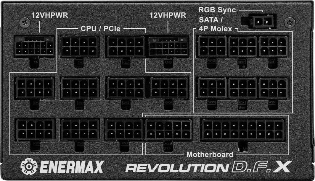 Enermax Revolution D.F. X ERT1650EWT Power Supply, 1650W - Thumbnail 2