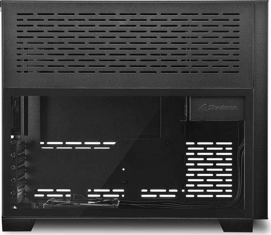 Sharkoon MS-Z1000 Case, Black, Mini Tower - Thumbnail 5