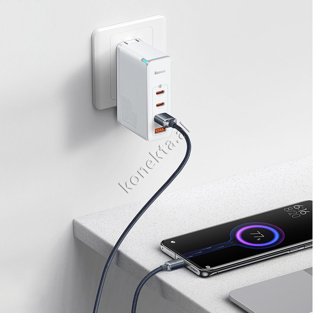 Baseus USB Ne Type-C Charging Cable, 100W, 1.2m - Thumbnail 9