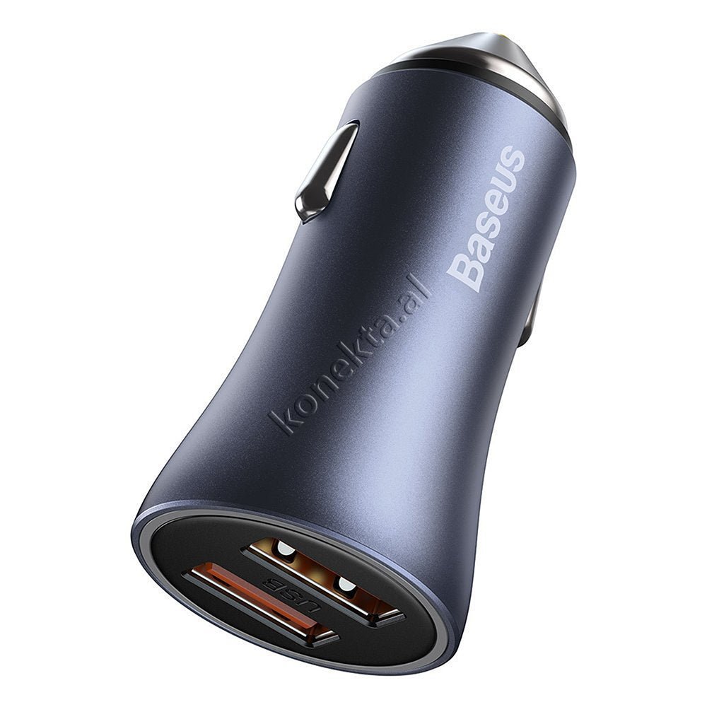Baseus Car Charger 40W with USB Type-C Cable - Thumbnail 8
