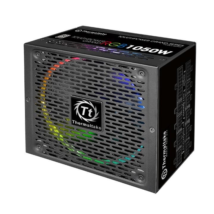 Thermaltake Toughpower Grand Riing Power Supply, 1050W, 80 PLUS Platinum, 140mm, Black - Thumbnail 2