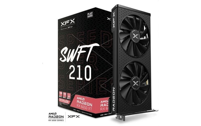 XFX Speedster SWFT 210 Radeon RX 6650 XT Core Gaming 8GB GDDR6 Graphics Card - Thumbnail 6