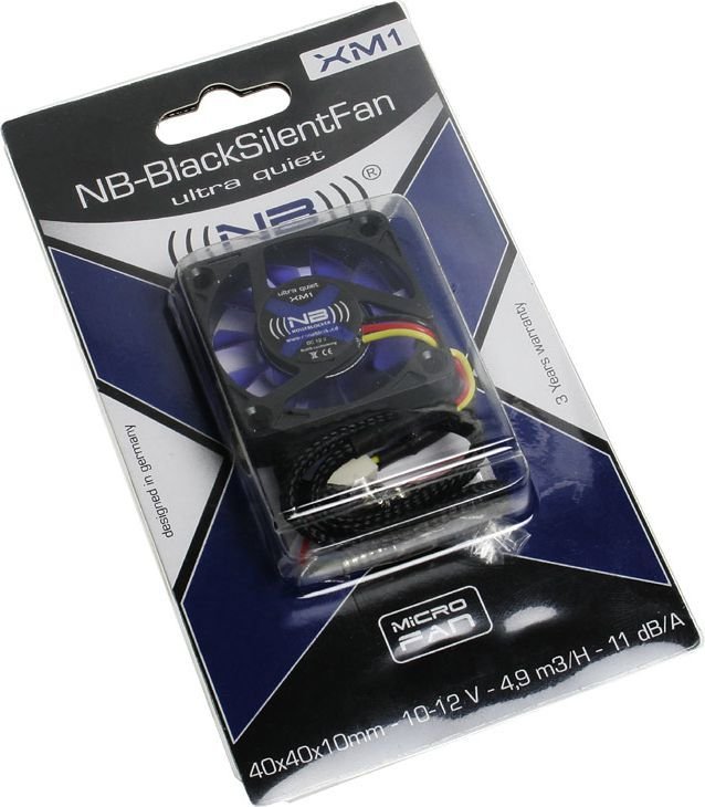 Noiseblocker BlackSilent XM1 Fan, 40 mm - Thumbnail 3