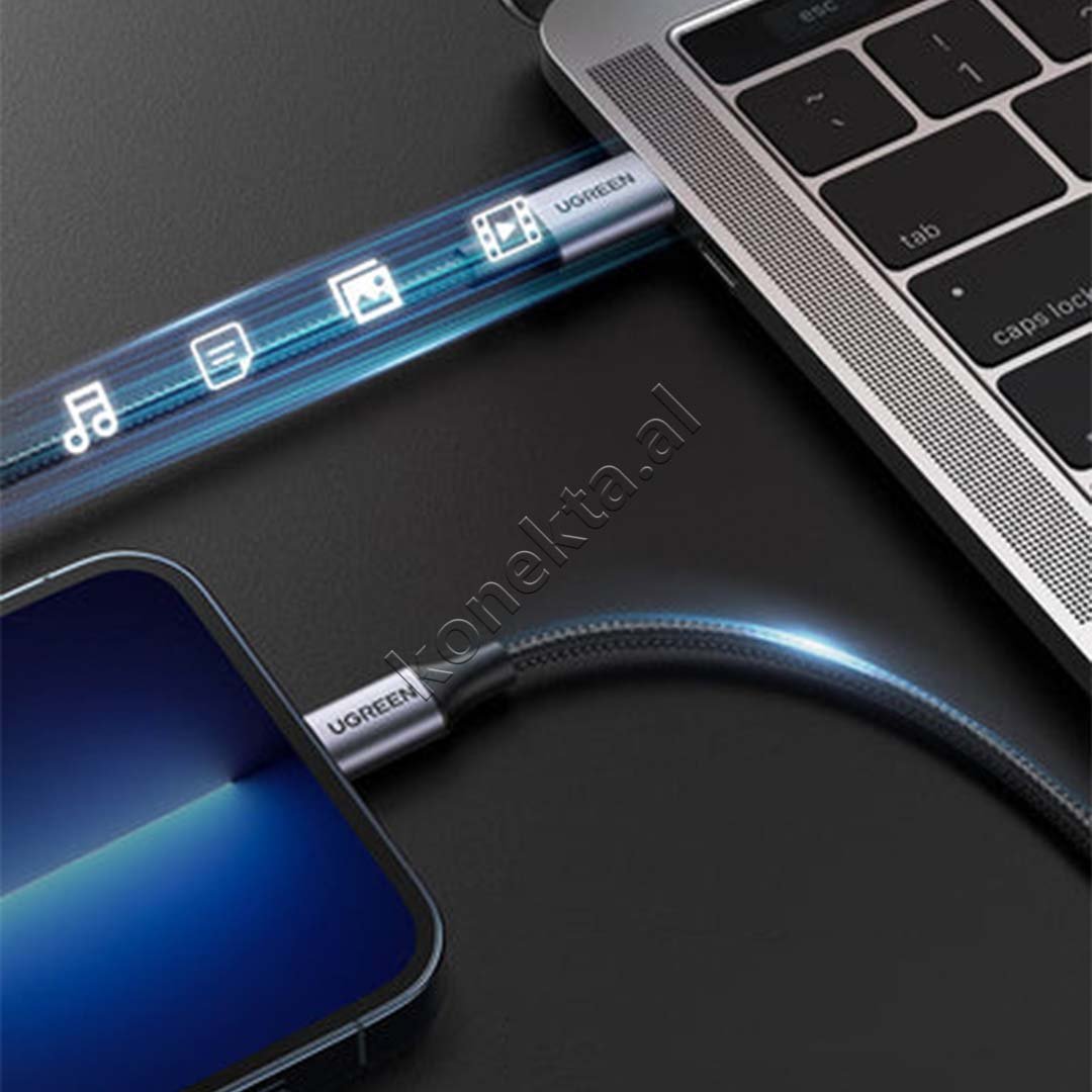 UGreen USB-C to Lightning Cable, 1m - Thumbnail 7