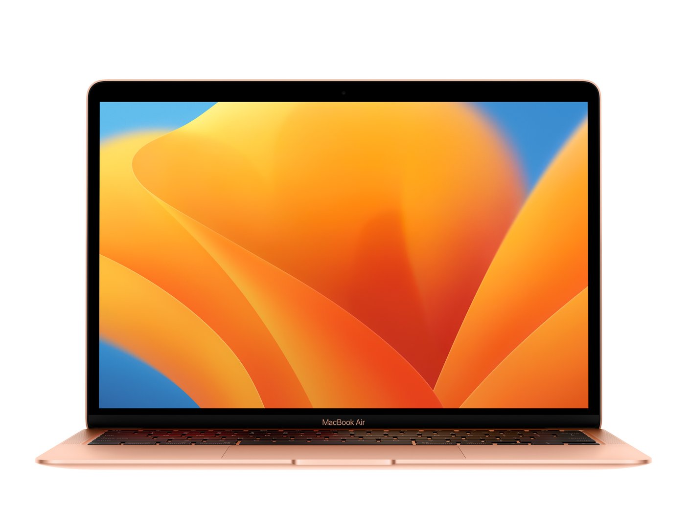 Apple MacBook Air 2020 Laptop, Gold, 8GB RAM, 256GB SSD, 13.3 Inch Retina - Image 1
