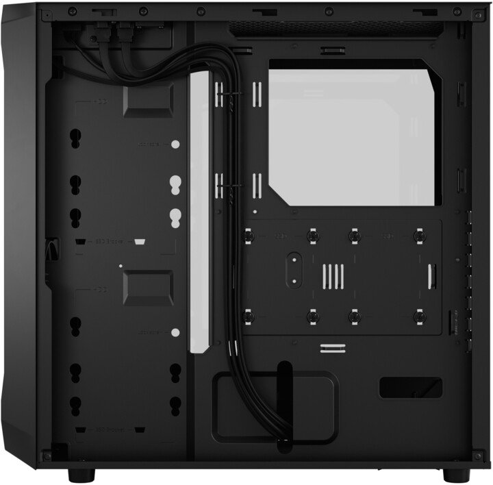 Fractal Design Focus 2 Case, Black TG Clear Tint - Thumbnail 10
