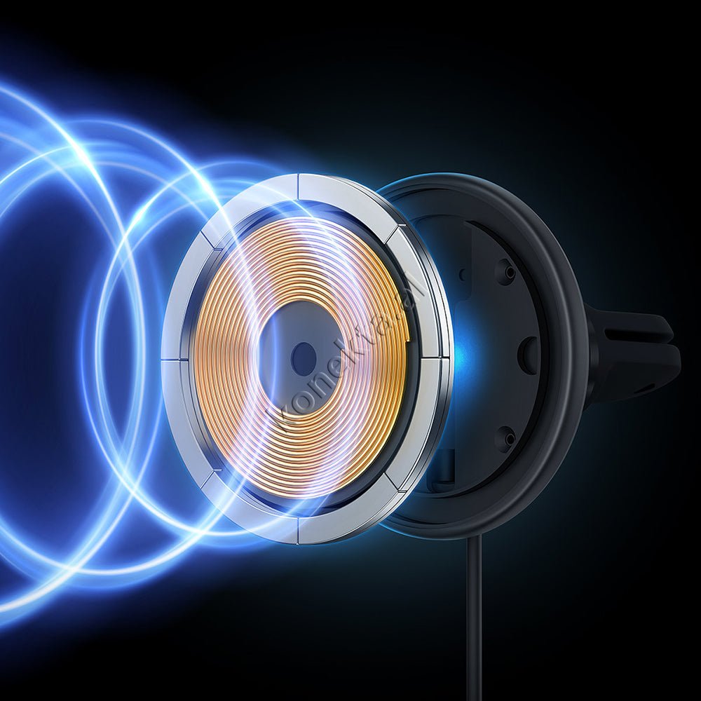 Baseus Mbajtese Celuari Per Makine Me Karikim Wireless Dhe Porte USB - Thumbnail 10