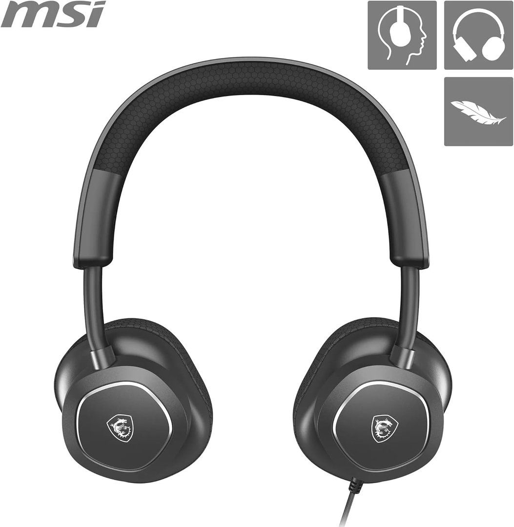 MSI Maestro 300 Headset, Black - Thumbnail 10