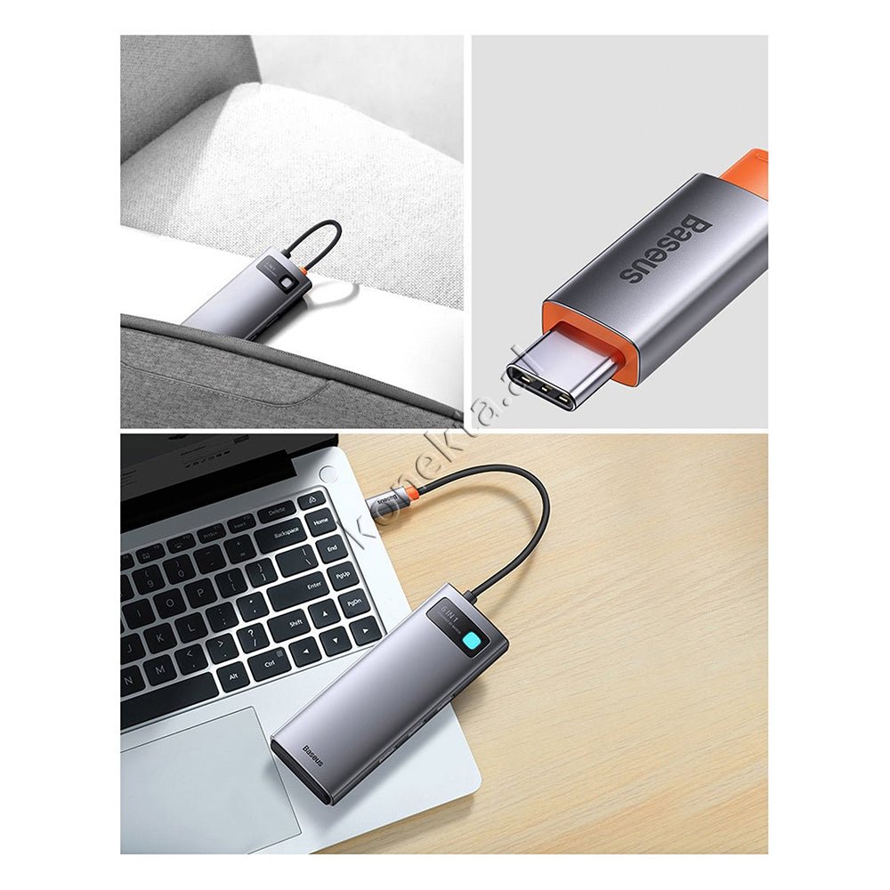 Baseus Adaptor HUB Me Shumë Porta 6 në 1 - Thumbnail 17