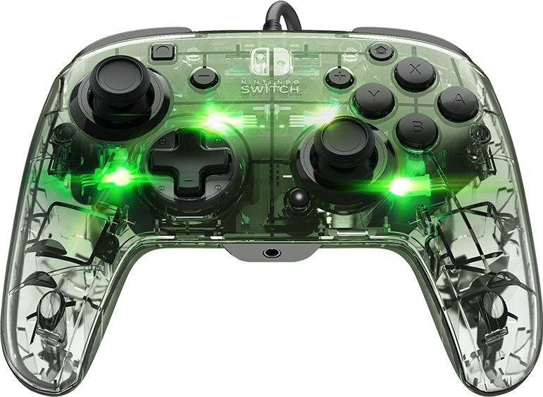 PDP Afterglow Deluxe+ Audio Controller, Transparent, Wired - Image 1