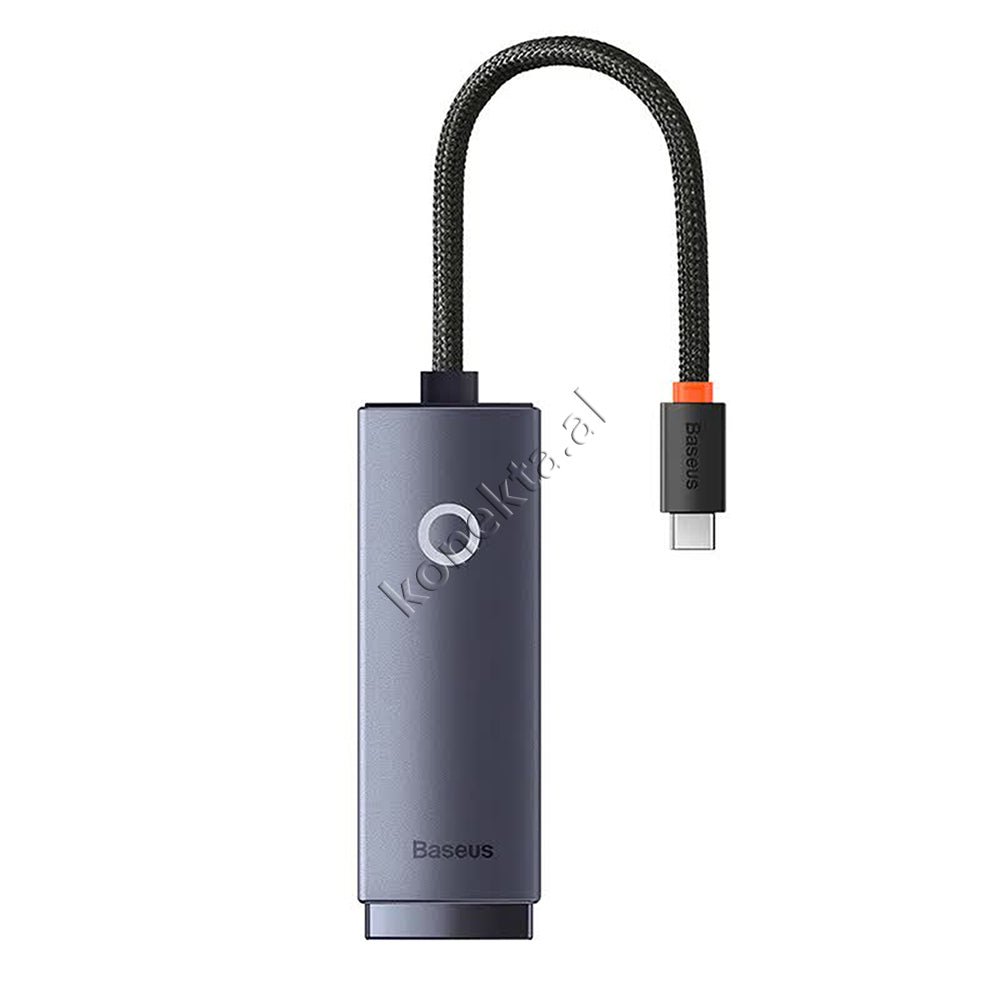 Baseus RJ45 LAN Adapter with Type-C Cable, Black, 15cm - Thumbnail 7