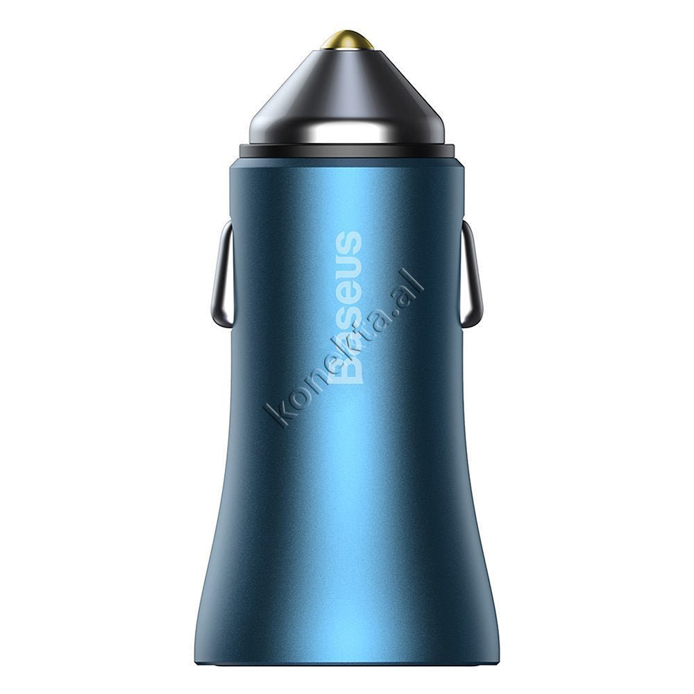 Baseus Car Charger with 2 USB Ports + Type-C 40W - Thumbnail 3