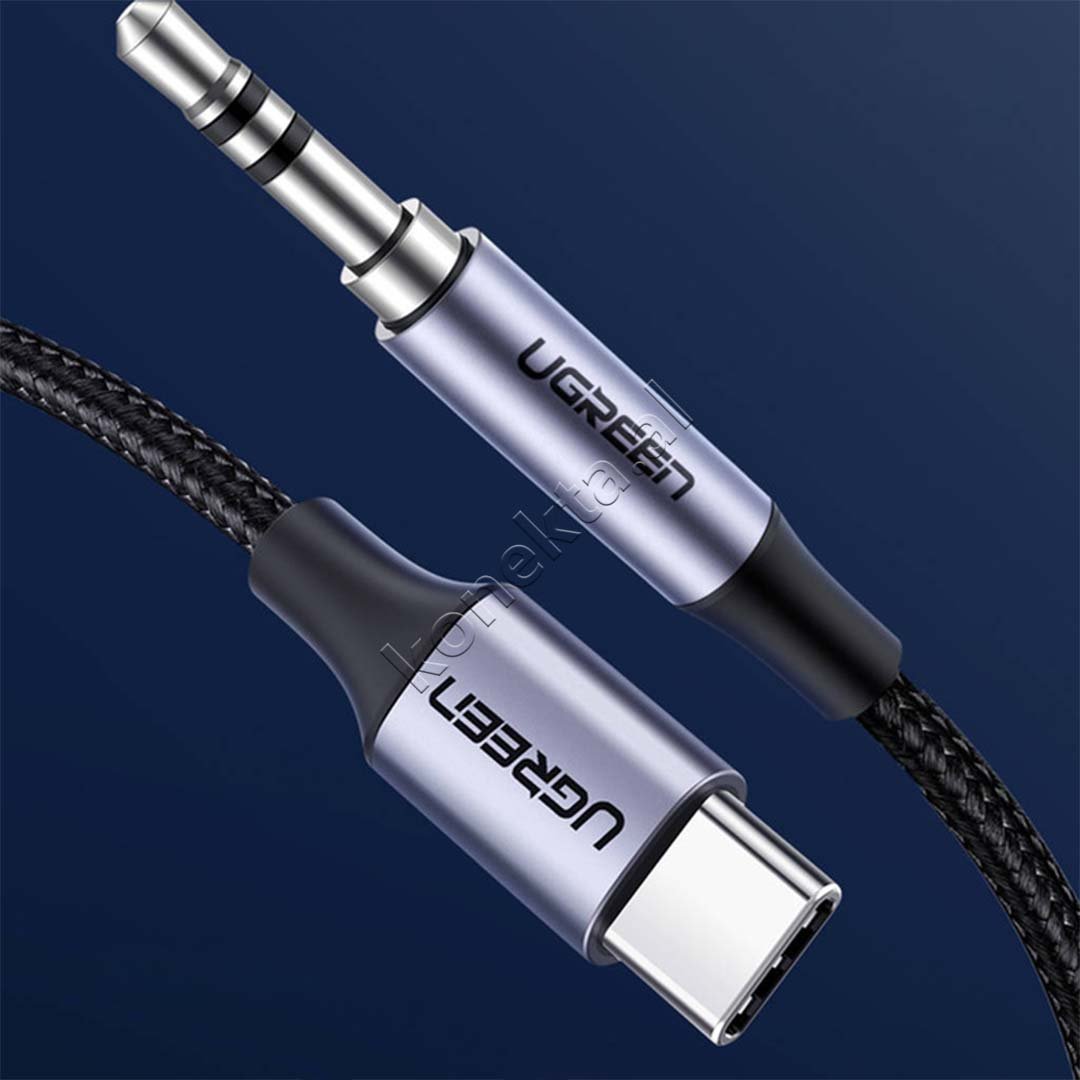 UGreen Type-C to AUX 3.5mm Cable, 1m - Thumbnail 3