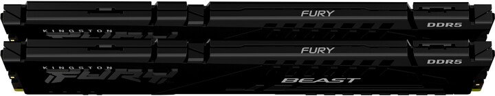 Kingston Fury Beast Memory Module, Black, 64GB (2x32GB), DDR5 6000 CL36 - Thumbnail 2