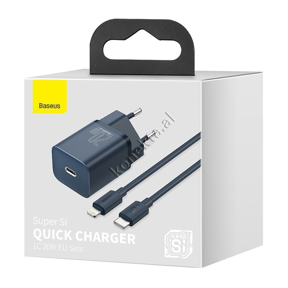 Baseus Charger with Type-C Port and 20W Charging Cable - Thumbnail 50