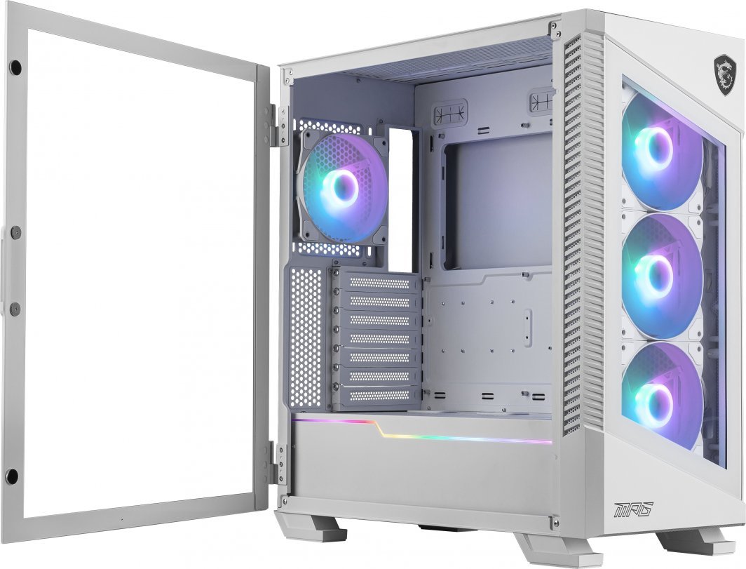 MSI MPG Velox 100R Case, ARGB, Midi Tower - Thumbnail 3