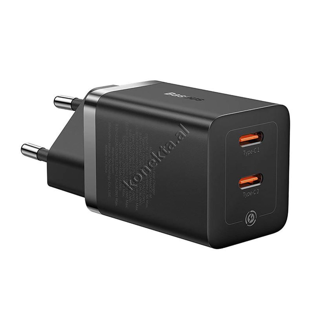 Baseus 40W Fast Charge Adapter, 2 Port Type-C - Thumbnail 6
