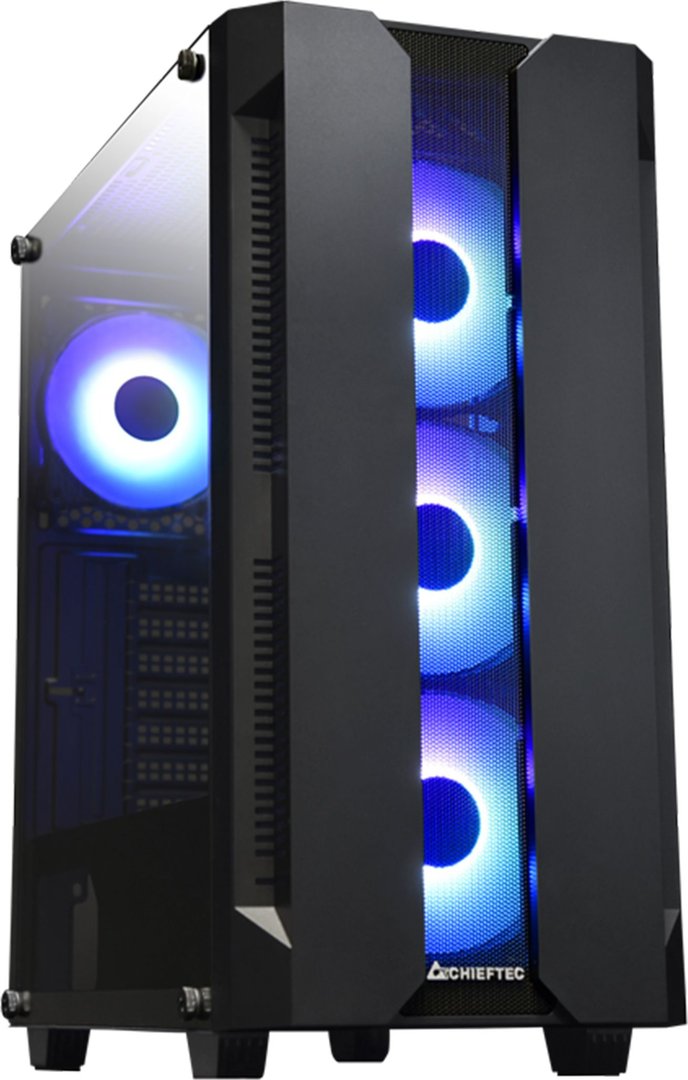 Chieftec Hunter GS-01B-OP Case, Black - Image 1