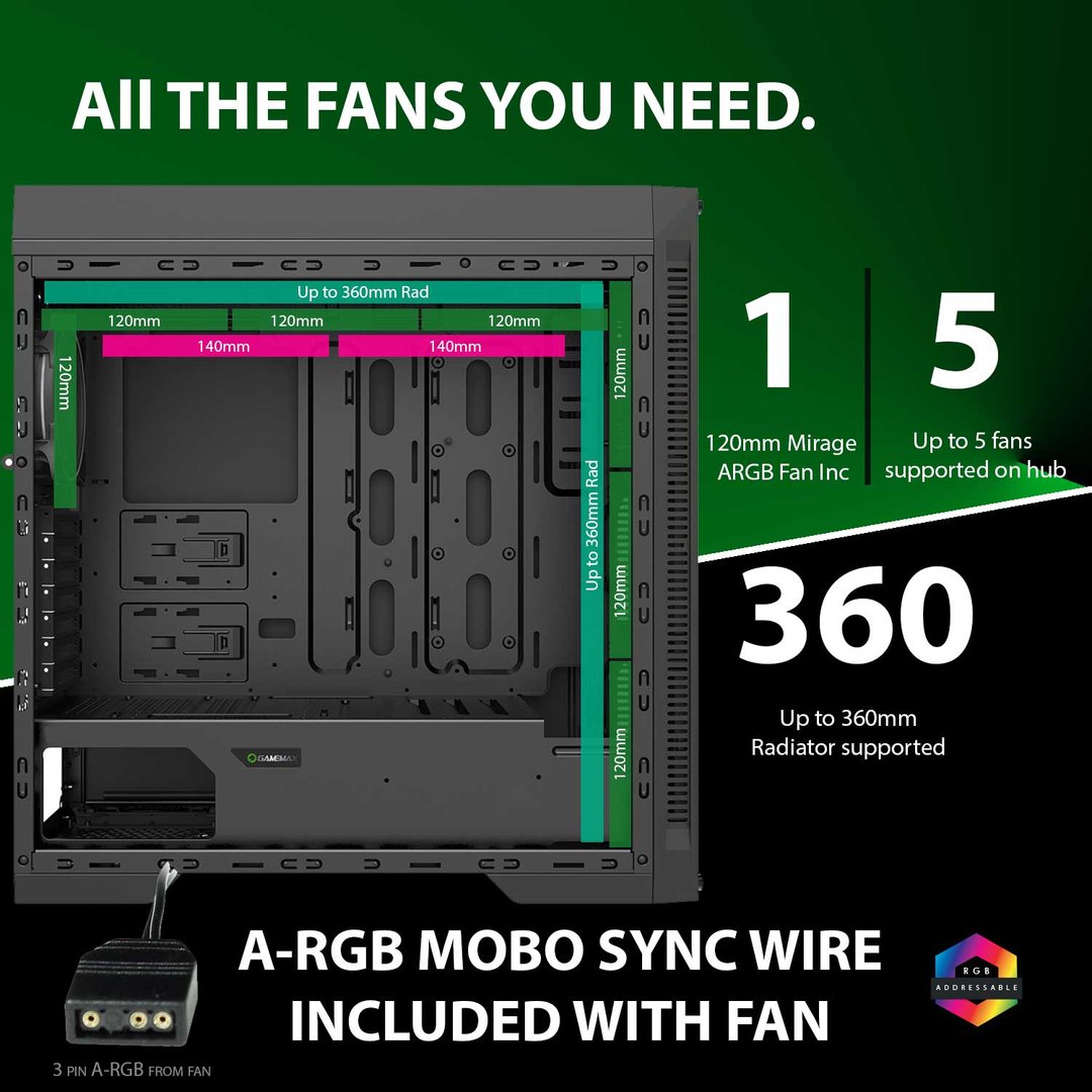 Gaming PC Custom Build Desktop, Core i7~14700K, 64GB RAM, 2TB SSD, RTX 4070Ti, Windows 11 Pro - Thumbnail 5