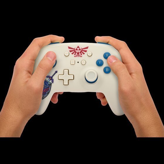 PowerA Zelda Sworn Protector Controller, Wireless, White - Thumbnail 8