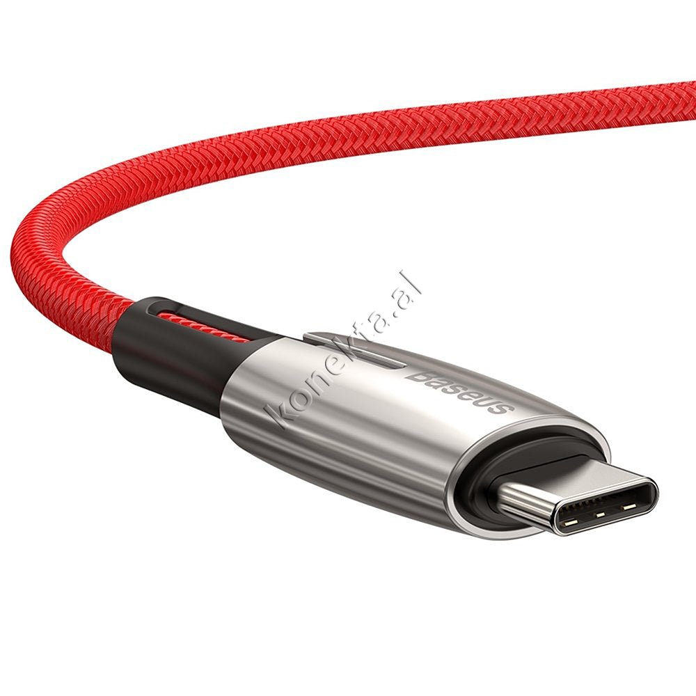Baseus USB Cable, 1m, Type-C, Fast Charge PD 60W, Water Drop-shaped Lamp - Thumbnail 12