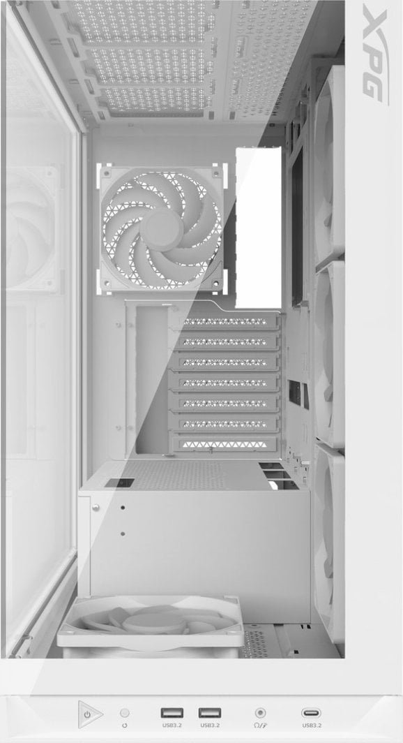ADATA XPG Invader X BTF RGB Case, White, Midi Tower - Thumbnail 2